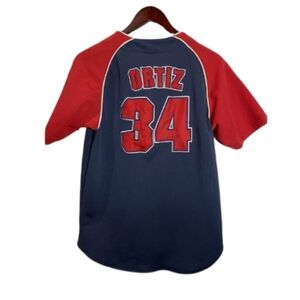 Red Sox MLB 34 David Ortiz Jersey Sz Lg 12-14